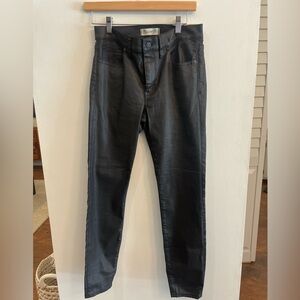NWT Madewell Highriser Skinny Black Jeans 27